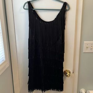 Cute black flapper dress!